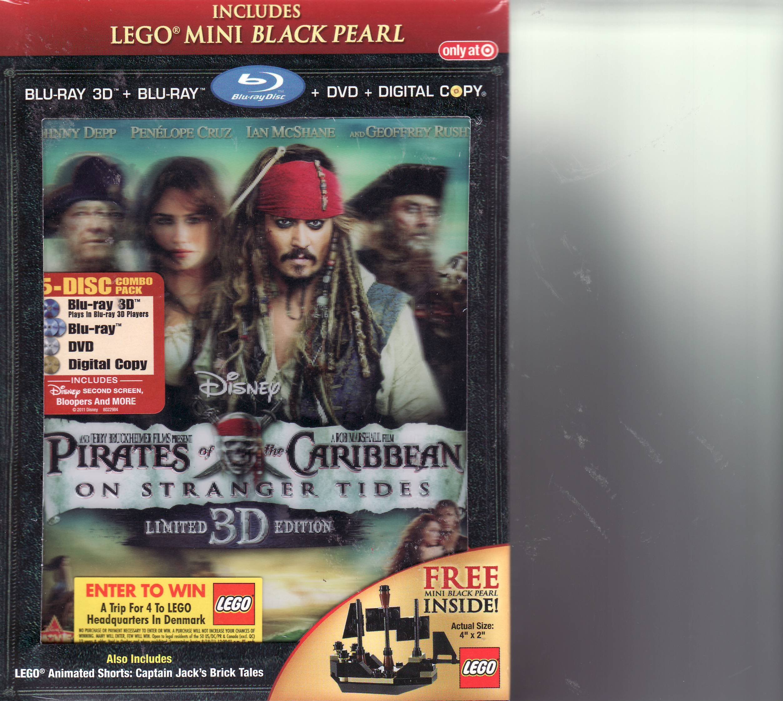 Amazon.com: Pirates of the Caribbean On Stranger Tides 5 Disc